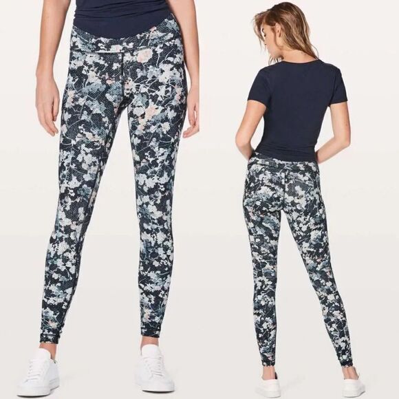 Lululemon Wunder Under Hi-Rise Tight 28" Spring Bloom Multi 4 - Picture 1 of 9
